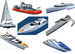 Yachts and Boats Models 3D model