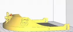 2 COVID 19 Winnie and Tiger MAsk Mascara covid winnie poo 3D model