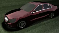 3d mercedes car  Low-poly 3D model