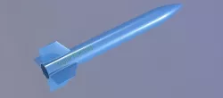 3D Printable sugar rocket fuselage 3D model