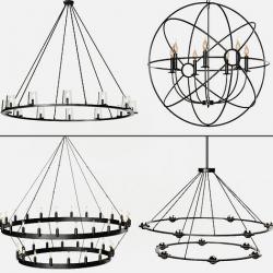 restoration hardware round chandelier 3D Models | Page 1 | STLFinder