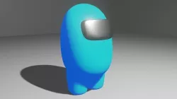 among us 3D model 3D model