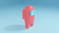 AmongUs Character with Rig 3D model