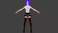 Anime Character 3D model