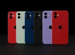 Apple iPhone 12 in all Official Colors and Dimensions Low-poly 3D model
