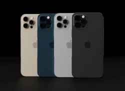 Apple iPhone 12 Pro in all Official Colors Low-poly 3D model