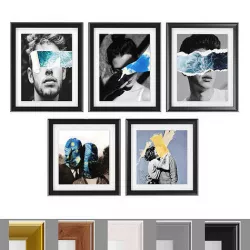 Art Frams 11- Paper torn Art 3D model