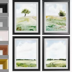 Art Frams 14- Modern Farmhouse Painting 3D model