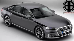 Audi A8 2018 3D model