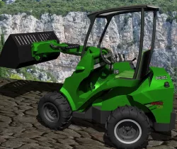 Avant 420 mini digger loader 3D model