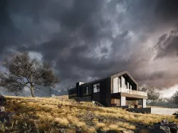 Barn house 3D model