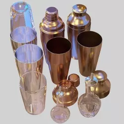 Bartender Tools Set 03 3D model