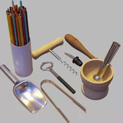 Bartender Tools Set 06 3D model