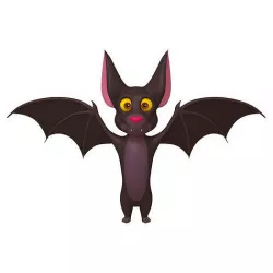 Bat Cartoon 3D model