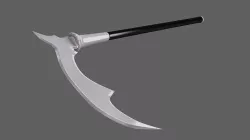 Battle scythe 3D model