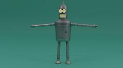 Set De 3 Robots Futurama Imprimés En 3D - Figurines De Collection