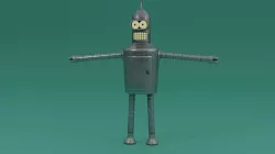 Bender - Futurama 3D model