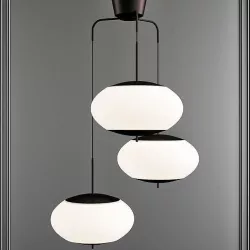 Bolete Chandelier Low-poly 3D model