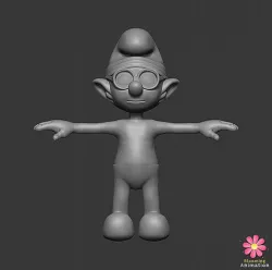 Brainy Smurf  3D model