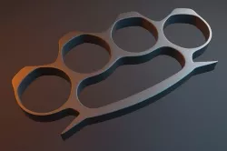 Brass knuckles 3D model
