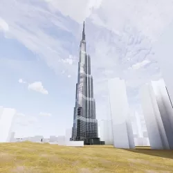 Burj Khalifa 3D model