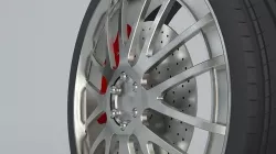 Car Wheel 3D model