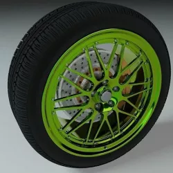 car wheel 3D model