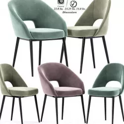 Carson Carrington Cullaville Dining Chair 3D model