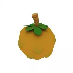 Cartoon biriba fruit 3D model