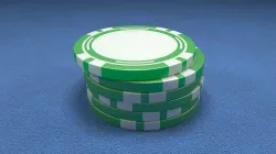 Casino Chip Green Poker Chip 3D model
