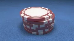 Casino Chip Red Poker Chip 3D model