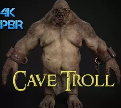 Cave Troll Low-poly 3D model