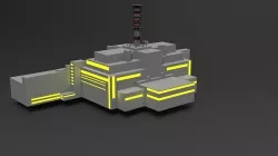 Chernobyl nuclear power plant Low-poly 3D model