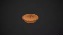 Cherry Pie Low-poly 3D model