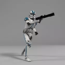 Clone Trooper Star Wars rigged 3D model