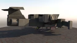 Combat drone 3D model