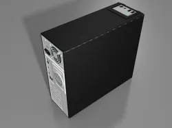 Computer Case - Old Low-poly 3D model
