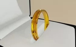 Concave Gold Ring and Box - Anel ouro concavo  3D model