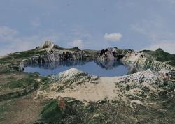 crater lake 3d model 【 STLFinder