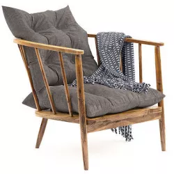 Croft Frome Wooden Framed Armchair 3D model