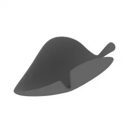Curved leaf 3D model