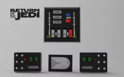 Darth Vader Chest box belt box  Armor ROTJ   file for 3d print 3D model