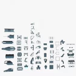 Detailed Kitbash Set 3D model