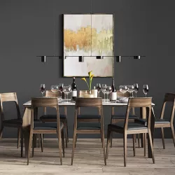 Dinning Set 21 3D model