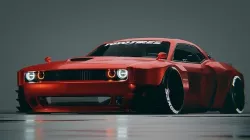 Dodge Challenger Hellcat quad turbo  3D model