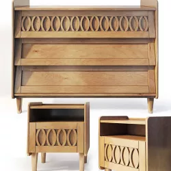 Dresser and nightstand Malu LA REDOUTE INTERIEURS 3D model