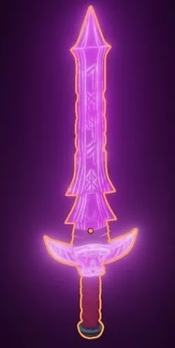 Energy Sword Video Game ready Low-poly 3D model