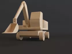 excavator 3D model