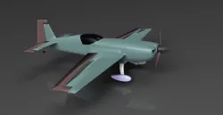 Extra 330sc Low-poly 3D model