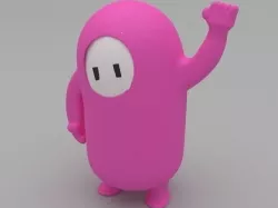 Fall Guy 3D model